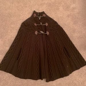 Ralph Lauren chocolate brown poncho